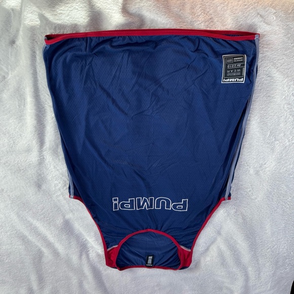 Men's Blue and Red Tank Top - Picture 4 of 4